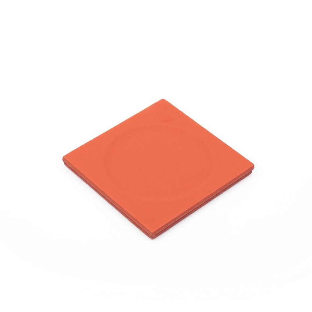 Luna Leather Desk Set 10 Accessories Orange With Double Document Rack