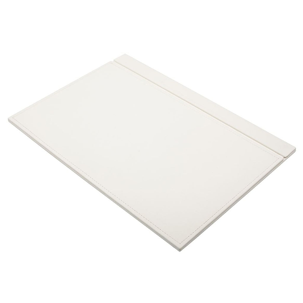 Luna Leather Desk Set 5 Accessories White