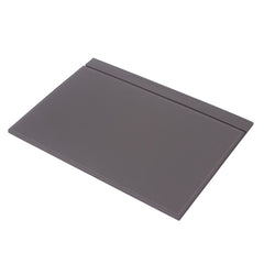 Luna - Set da scrivania grigio in similpelle da 10 pezzi con targhetta personalizzata, supporto telefono e vassoio doppio – vista del prodotto 2