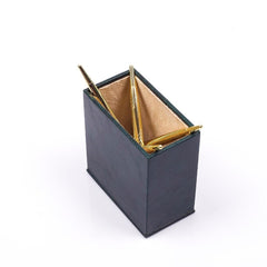 Luna 10-teiliges Executive-Schreibtischset aus Kunstleder – Produktansicht 4