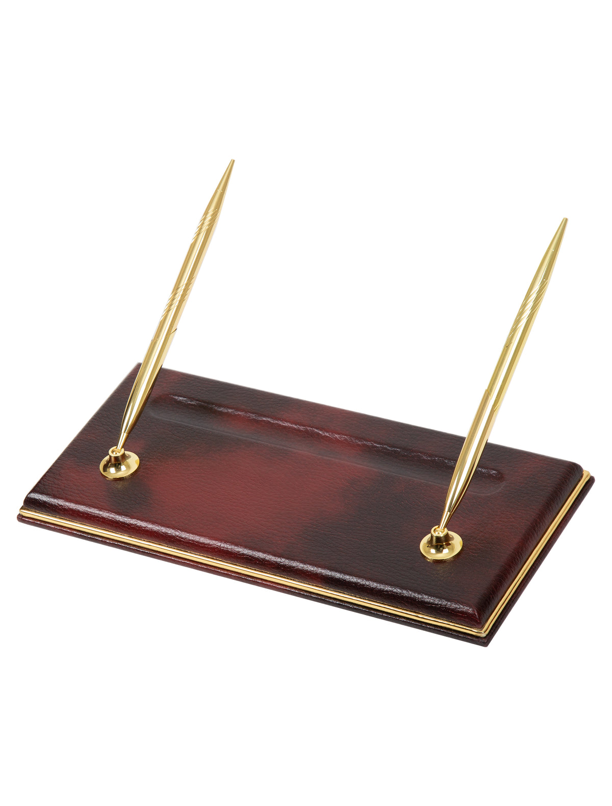 Cloud Luxury Leather Desk Set – 10 Piece Executive Desk Organizer (Burgundy)