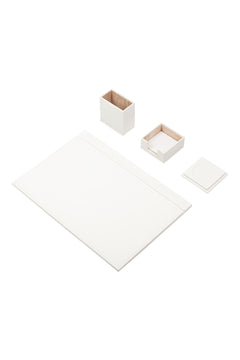 Set da Scrivania Luna Turchese da 4 Pezzi in Ecopelle – vista del prodotto 7