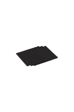 Venus - Set de escritorio negro de 12 piezas en cuero sintético, mouse pad y placa personalizada – vista del producto 7