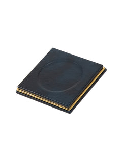 Cloud - Set da scrivania blu navy in similpelle da 10 pezzi con vassoio doppio, supporto telefono e sottomano – vista del prodotto 9