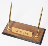 Prestige Personalized Wooden Desk Nameplate
