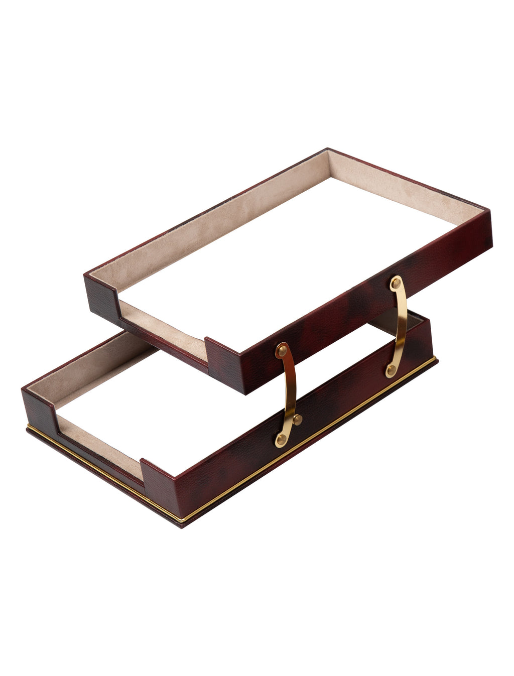 Cloud Luxury Leather Desk Set – 10 Piece Executive Desk Organizer (Burgundy)