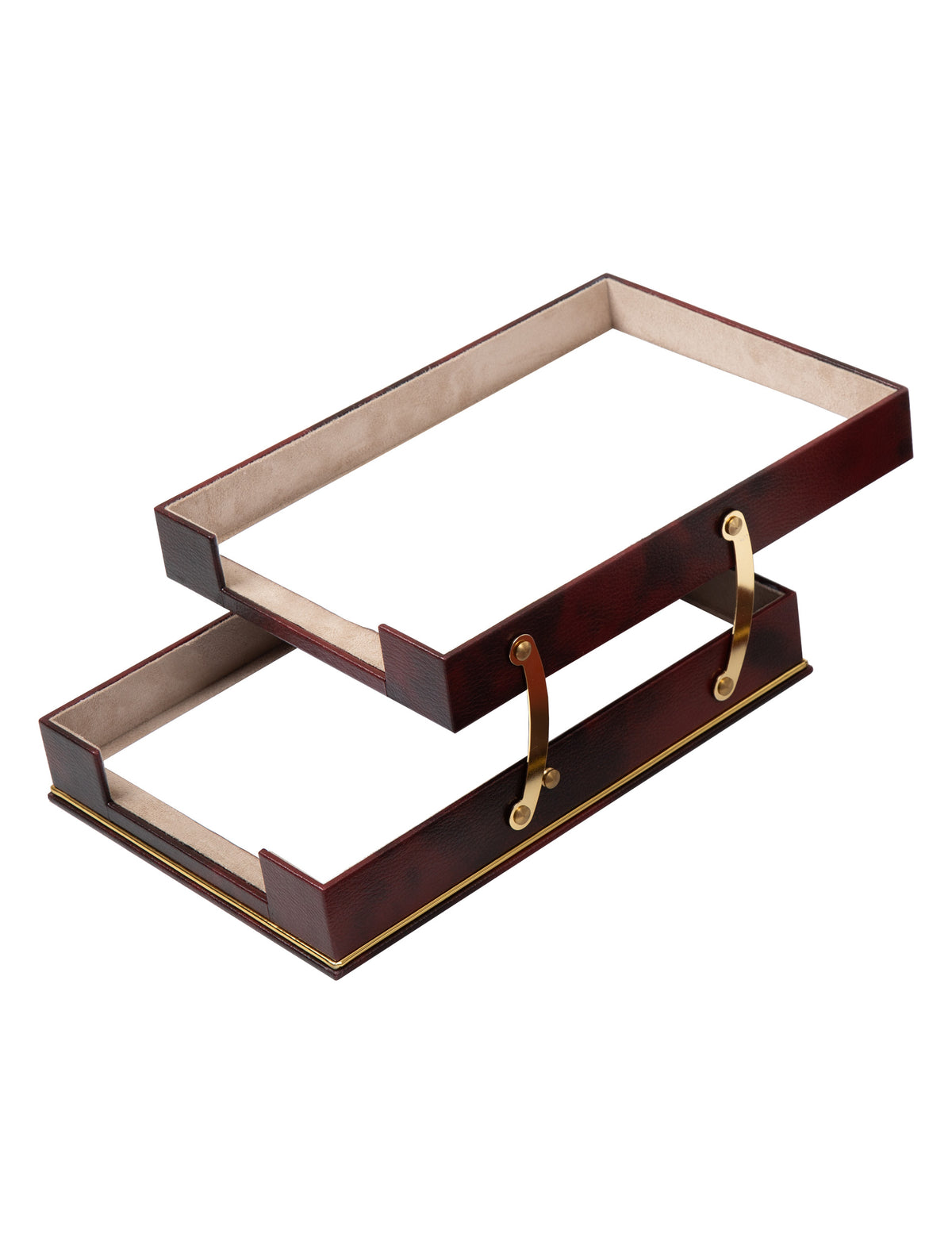 Cloud Luxury Leather Desk Set – 10 Piece Executive Desk Organizer (Burgundy)