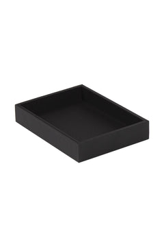 Set aus fünf Samt-gefütterten Präsentationstabletts aus Kunstleder – Produktansicht 2
