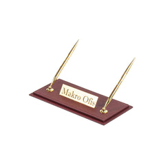 Set da Scrivania Venus Bordeaux da 12 Pezzi in Ecopelle con Targa Personalizzata – vista del prodotto 3