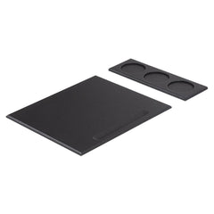 Set sottomano firma e sottobicchiere in similpelle per reception – vista del prodotto 2