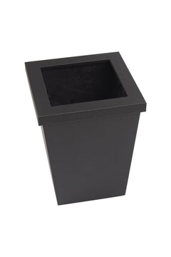 Papelera Cuadrada en Piel Sintética para Habitaciones de Hotel y Oficinas – vista del producto 1