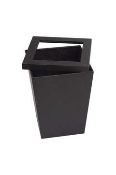 Papelera Cuadrada en Piel Sintética para Habitaciones de Hotel y Oficinas – vista del producto 2