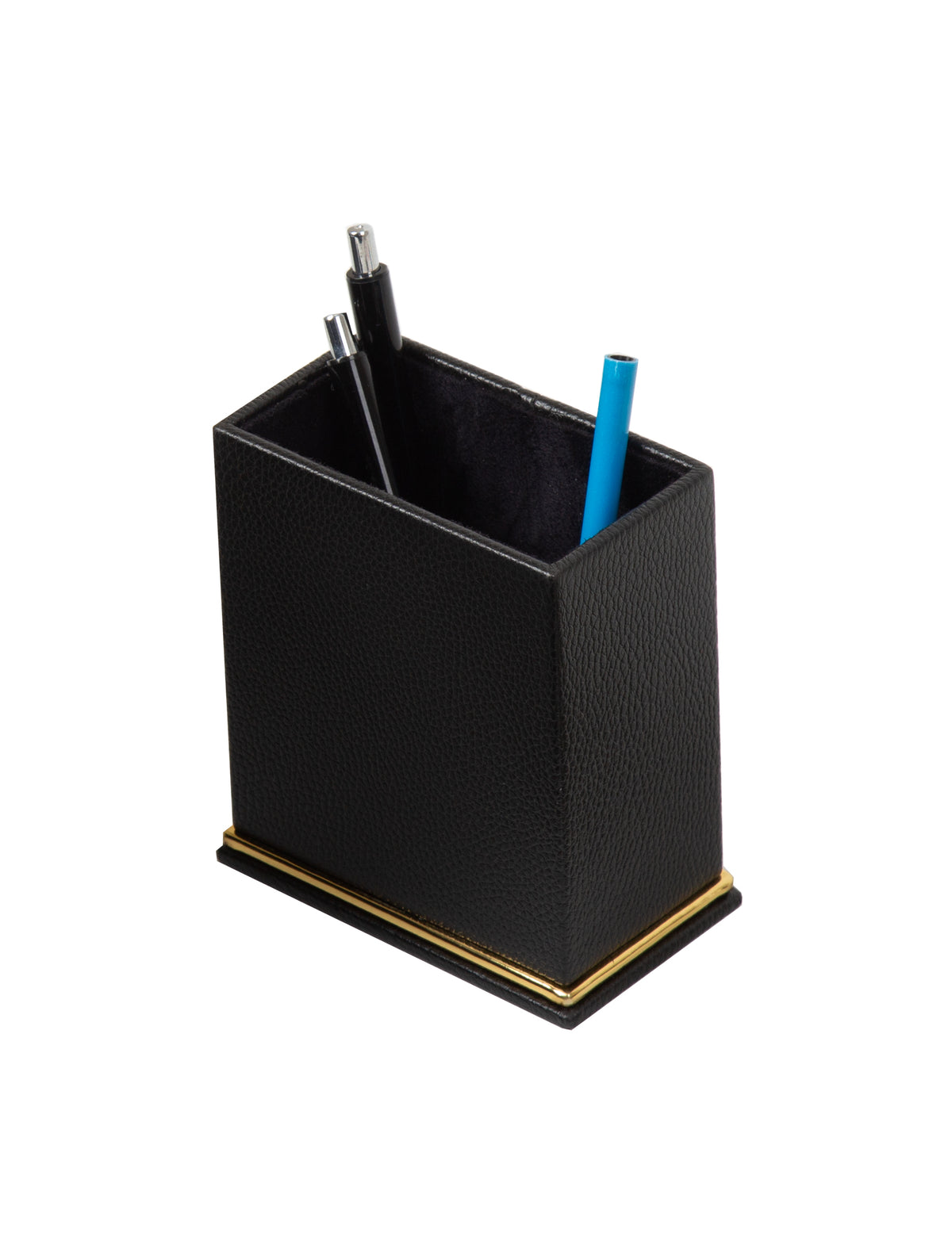 Cloud Luxury Leather Desk Set – 10 Piece Executive Desk Organizer (Black)
