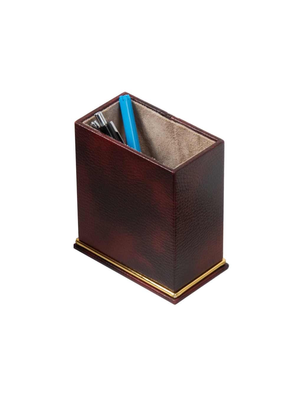 Cloud Luxury Leather Desk Set – 10 Piece Executive Desk Organizer (Burgundy)