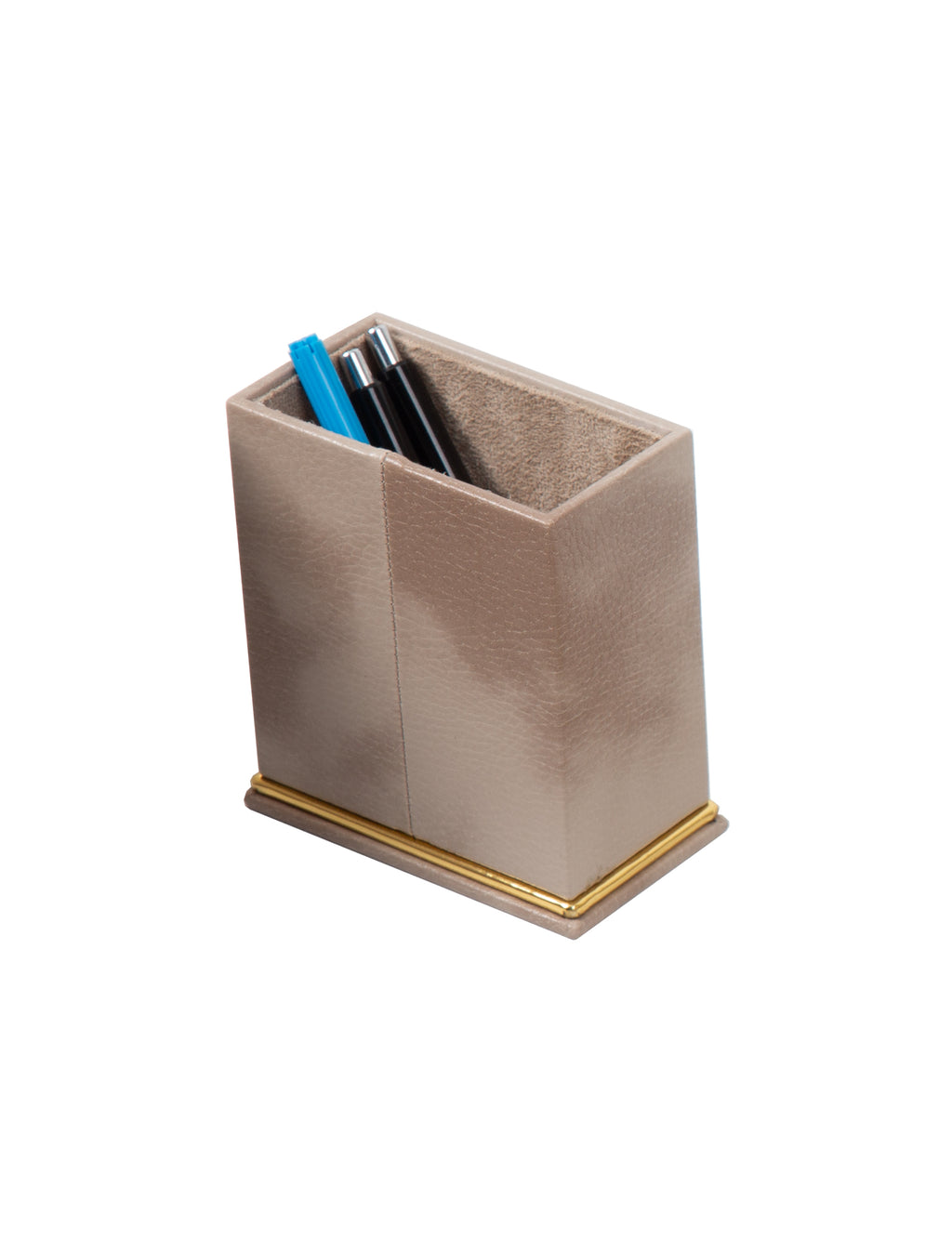 Cloud Luxury Leather Desk Set – 10 Piece Executive Desk Organizer (Beige)