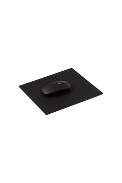 Venus - Set de escritorio negro de 12 piezas en cuero sintético, mouse pad y placa personalizada – vista del producto 3