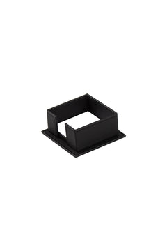 Venus - Set de escritorio negro de 12 piezas en cuero sintético, mouse pad y placa personalizada – vista del producto 5