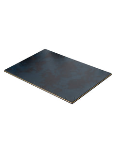 Cloud - Set da scrivania blu navy in similpelle da 10 pezzi con vassoio doppio, supporto telefono e sottomano – vista del prodotto 2