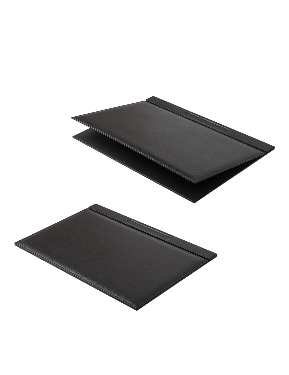 Pulsar Luxury Leather Desk Set – 10 Piece Executive Office Desk Organizer (Black)
