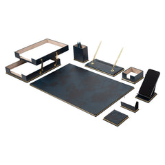 Cloud 10-Piece Faux Leather Desk Set – product view 13