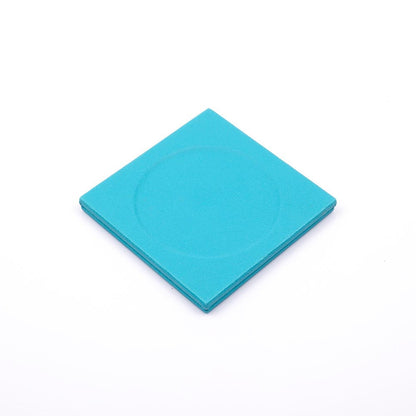 Luna Leather Desk Set 4 Accessories Turquoise