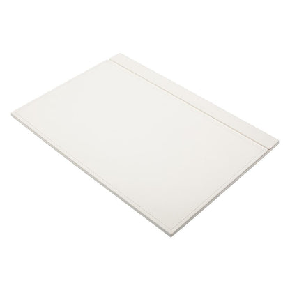 Luna Leather Desk Set 9 Accessories White