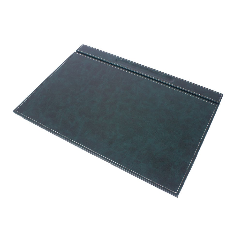 VEGA Leather Desk Set - 12 Accessories - Green