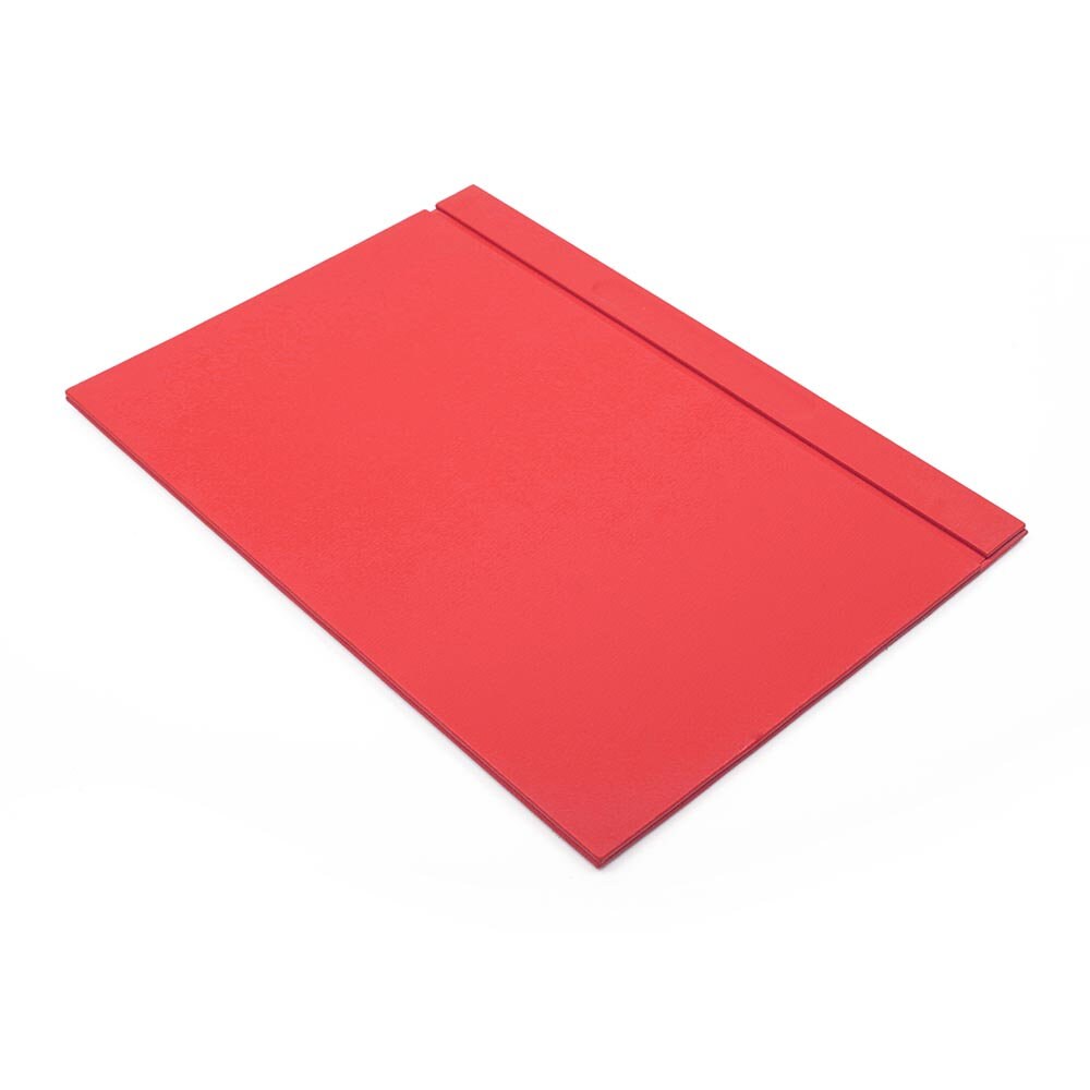 Luna Leather Desk Set 4 Accessories Red