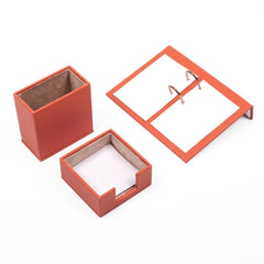 Luna ensemble de bureau de direction en similicuir, 5 pièces – vue du produit 5