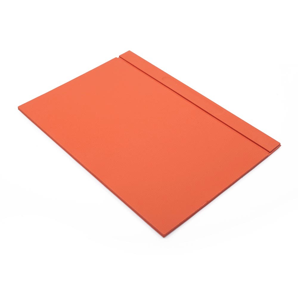 Luna Leather Desk Set 10 Accessories Orange