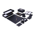 VEGA Leather Desk Set - 14 Accessories - Green